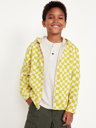 Printed Zip-Front Hoodie for Boys | Old Navy (US)