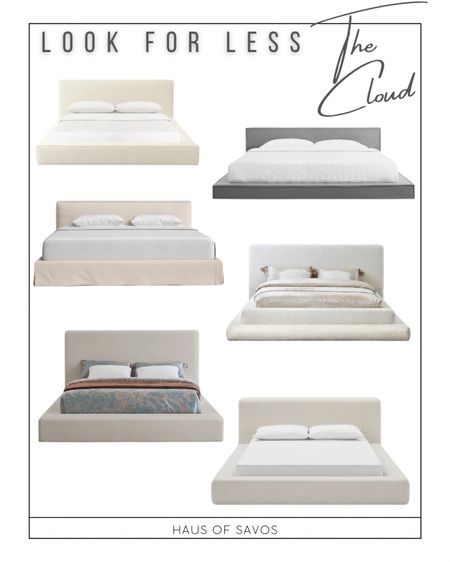 Cloud bed look for less

Organic modern, modern coastal, low bed, platform bed, RH, white bed, slipcovered bed, transitional, bedroom ideas 

#LTKhome #LTKstyletip