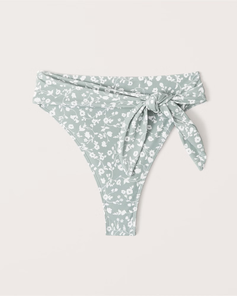 High-Waist Tie Cheeky Bottoms | Abercrombie & Fitch (UK)
