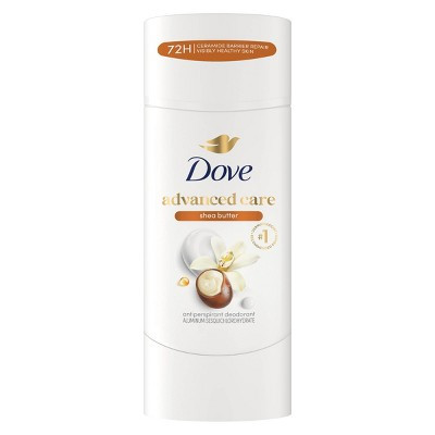 Dove Beauty Advanced Care Shea Butter 72-Hour Antiperspirant & Deodorant Stick - 2.6oz: Paraben-Free, Sulfate-Free, Dye-Free | Target