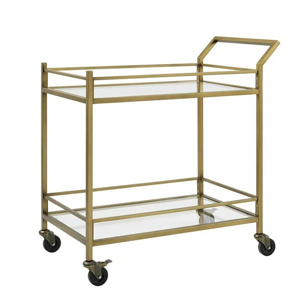 Crosley Furniture Aimee Bar Cart, Gold | Walmart (US)