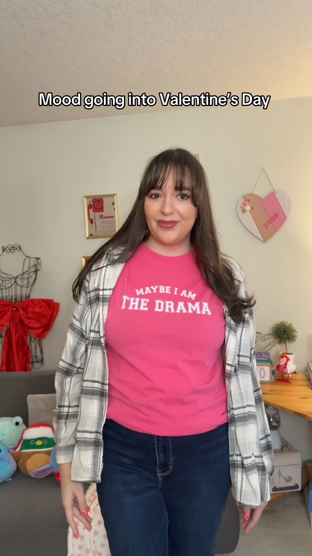 Had to use this audio to show off this shirt!! 

Shirt- five below
Flannel & jeans- @American Eagle Outfitters 

#LTKValentine #LTKootd #LTKSeasonal