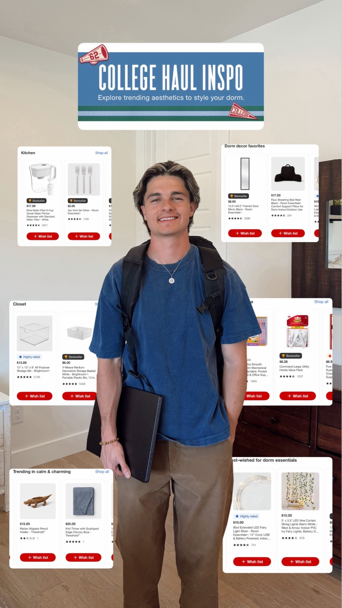 Get ready to set up your college dorm with targets newest dorm room look book + college wishlist! @Target  @shop.ltk #TargetPartner #liketkit #ad
