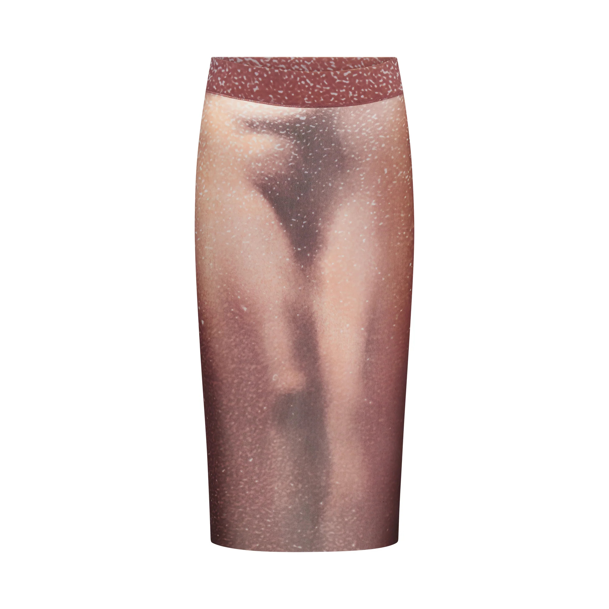 MESH COVER-UPS MIDI SKIRT | HENNA FK BODY PRINT | SKIMS | SKIMS (US)