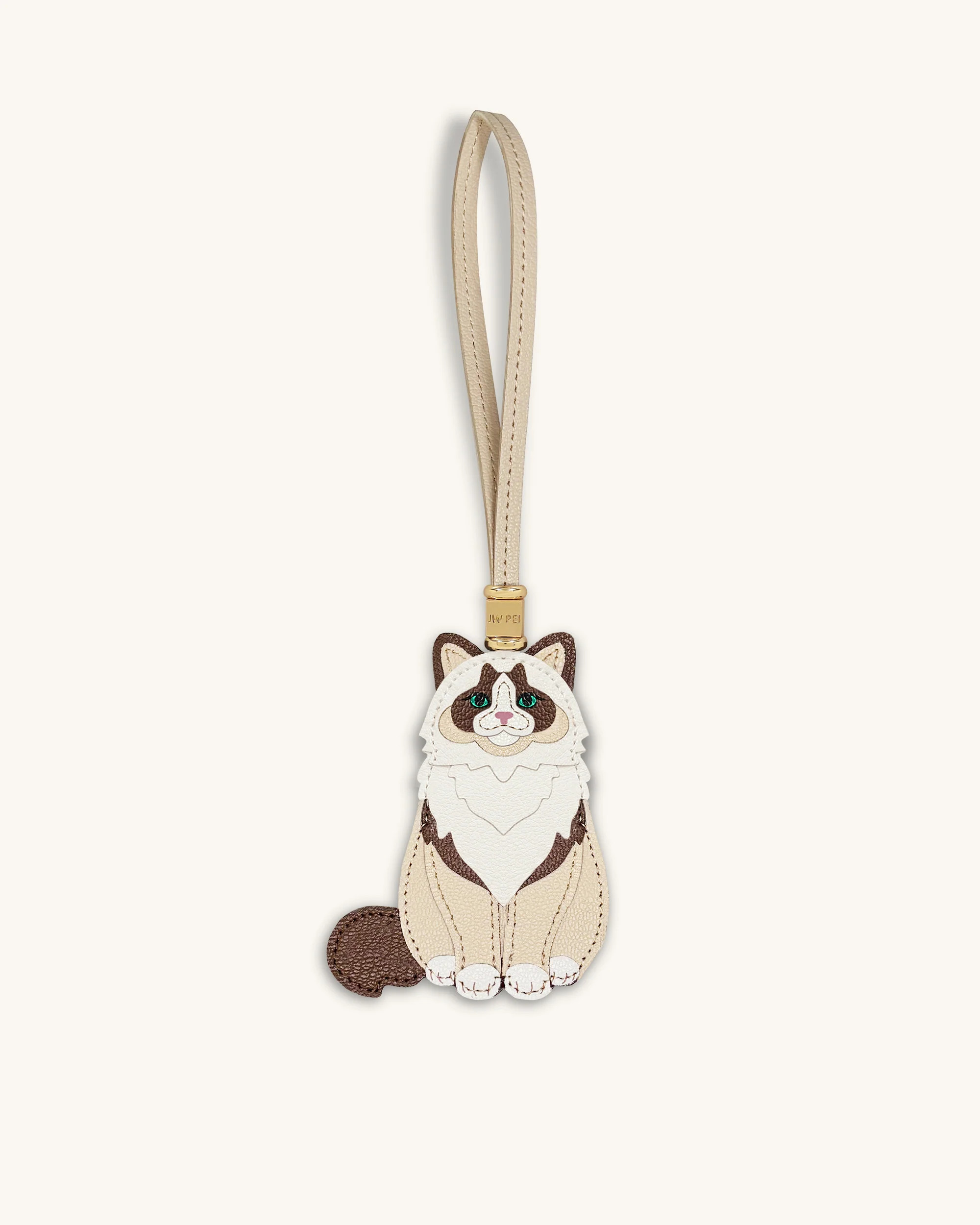 Ragdoll Cat Bag Charm - Beige | JW PEI US