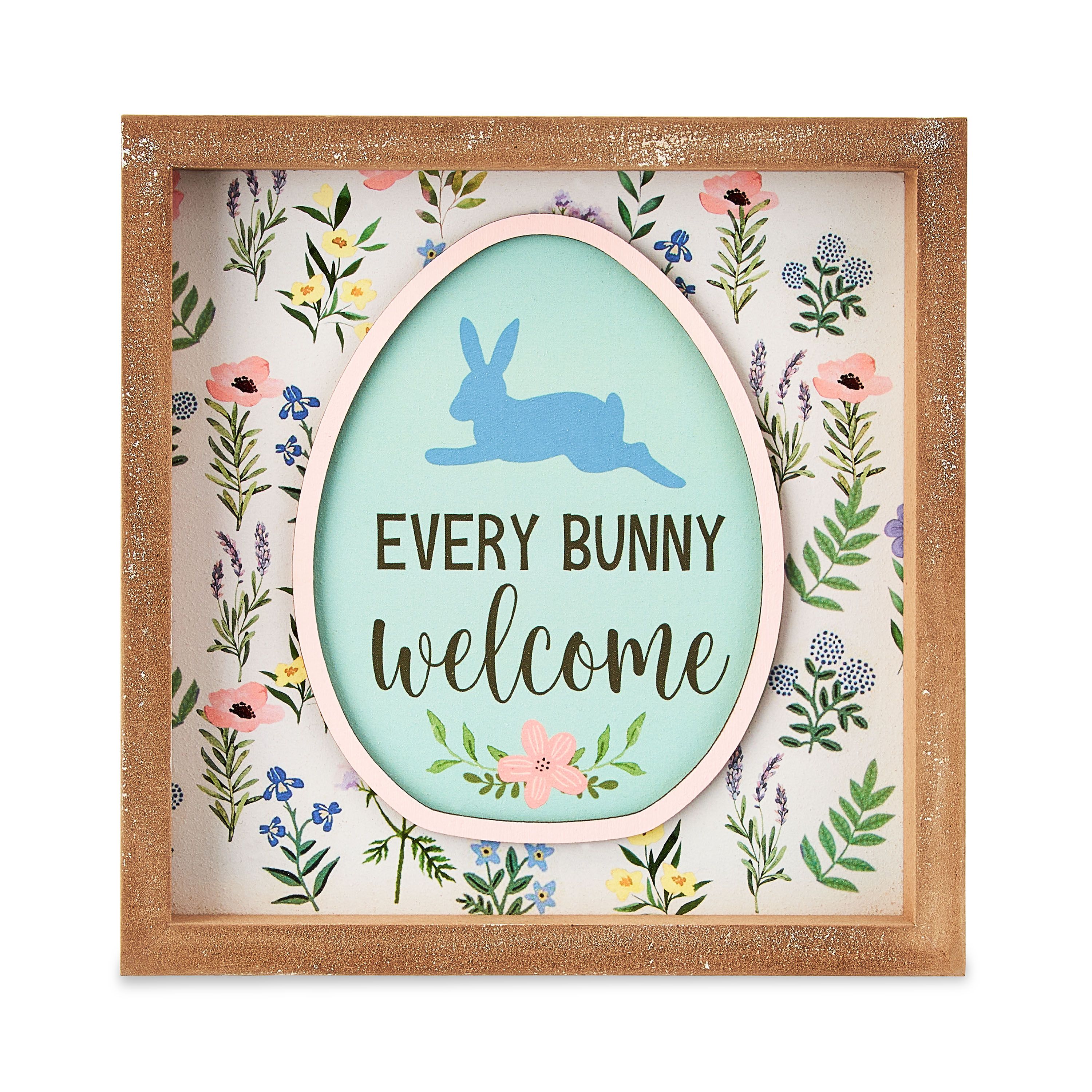 Way To Celebrate Easter Every Bunny Welcome Hanging Wall Decor, 6" | Walmart (US)
