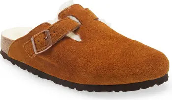 Boston Genuine Shearling Lined Clog (Women) | Nordstrom