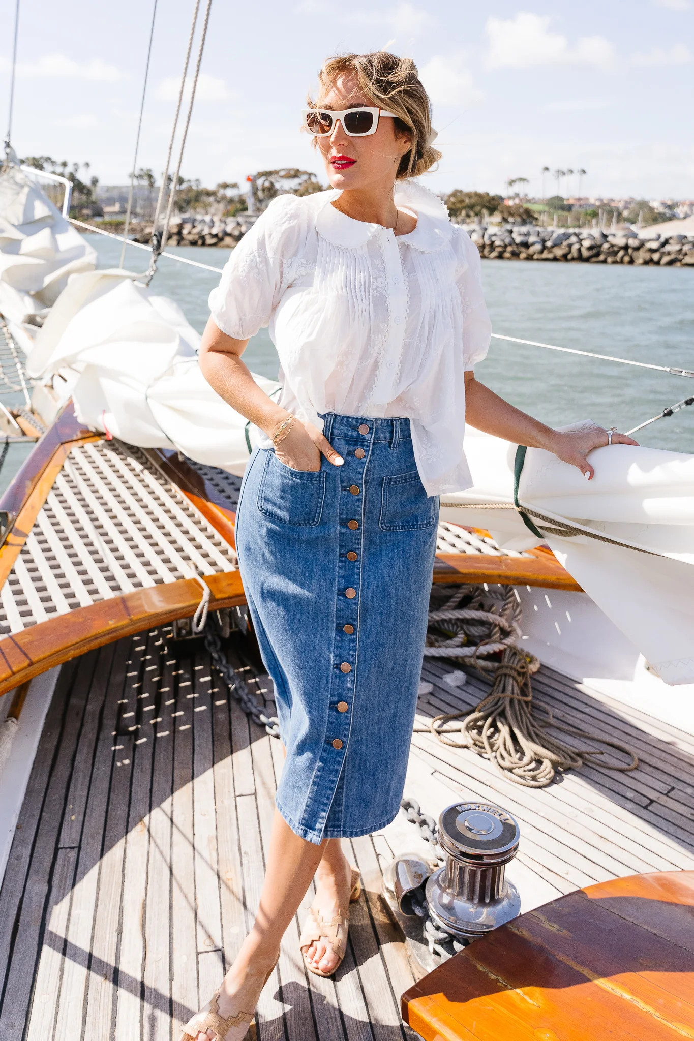 Emma Denim Skirt - FINAL SALE | Ivy City Co