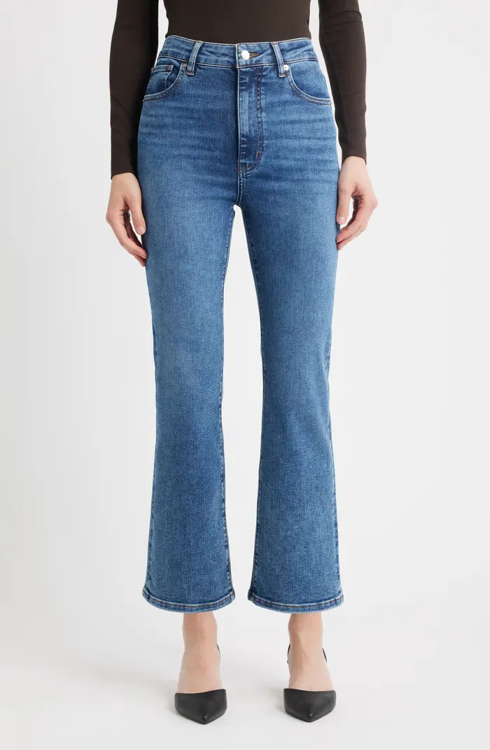 FRAME The Reboot High Waist Crop Flare Jeans | Nordstrom | Nordstrom