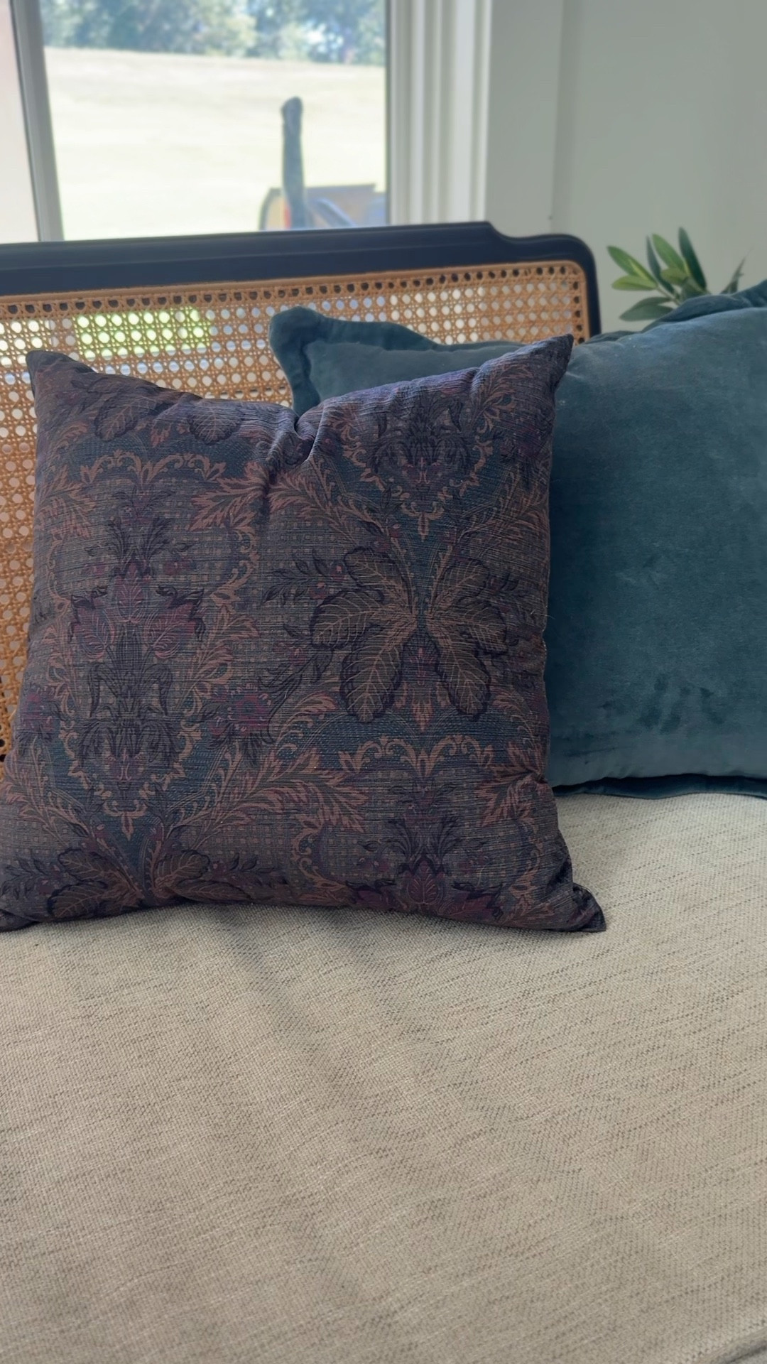 I refreshed our sofa for fall with these moody Wayfair pillows. The mix of deep plums and blues adds rich seasonal color, while the leaf pattern and velvet texture bring in that cozy fall feeling. The scallop edge detail is my favorite little touch—it makes the pillows feel extra special.

#LTKSeasonal #LTKHome