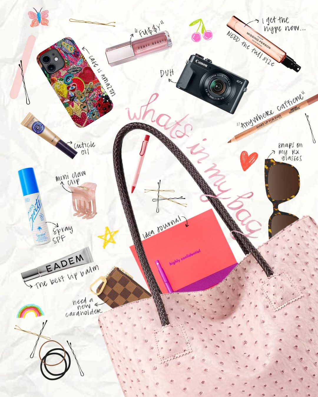 WHATS IN MY BAG! the summer essentialssss 

#inmybag #whatsinmybag #essentials #summeressentials spf, spray spf, face sunscreen, beaded, phlur, fragrance, travel size, tote, tote bag, work tote 

 #LTKSummerEdit #LTKFindsUnder50 #LTKTravel