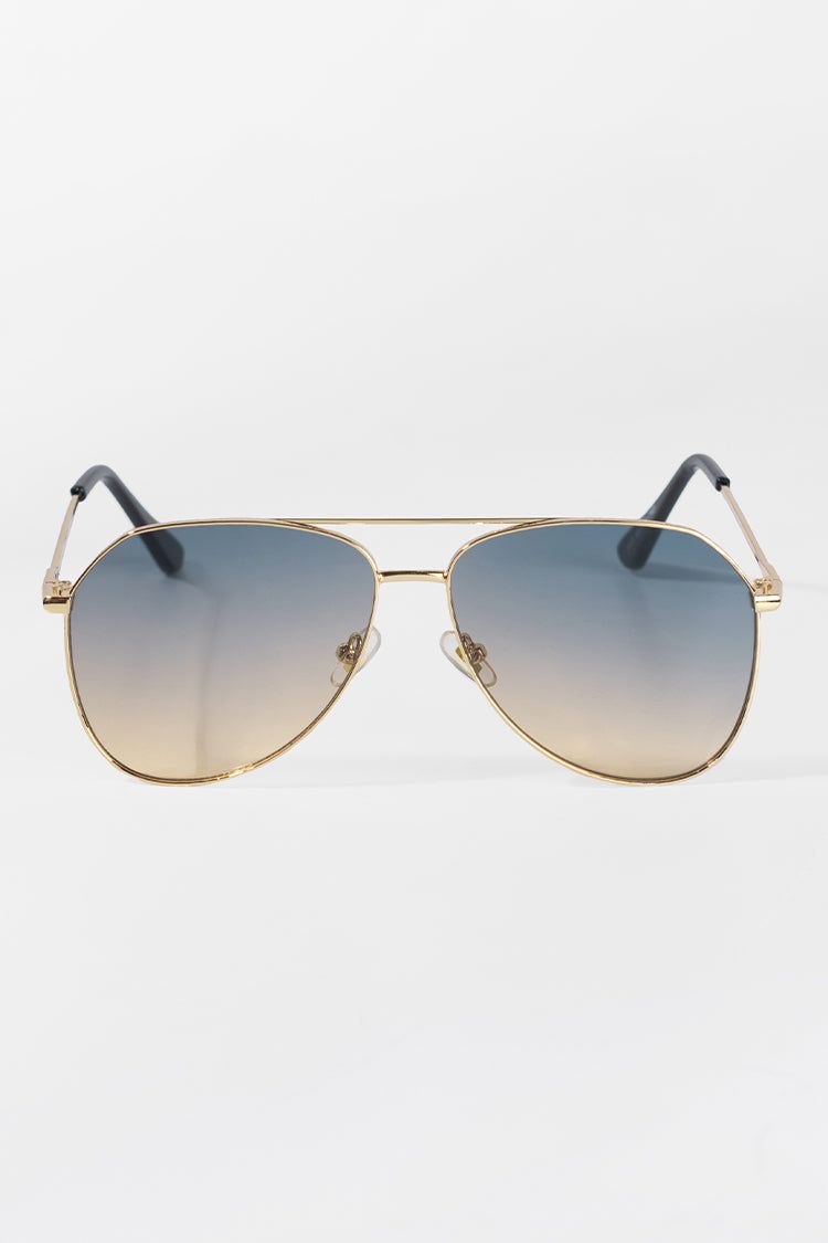 Jaz Aviator Metal Sunglasses | Cupshe