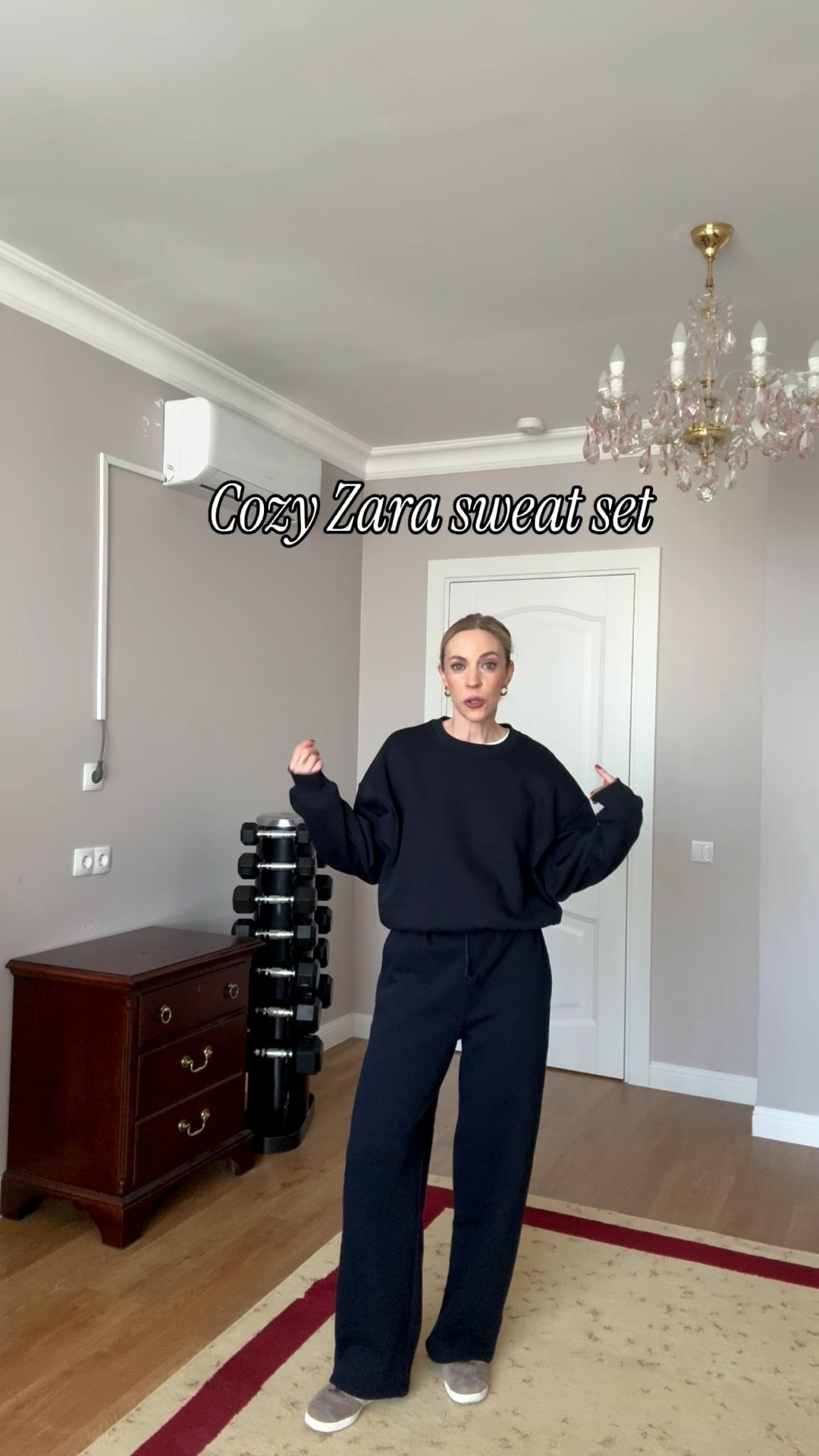 @Zara wide leg jogger sweatsuit - so comfy! Wearing this on our travel day to Europe 

#LTKTravel #LTKActive #LTKSeasonal