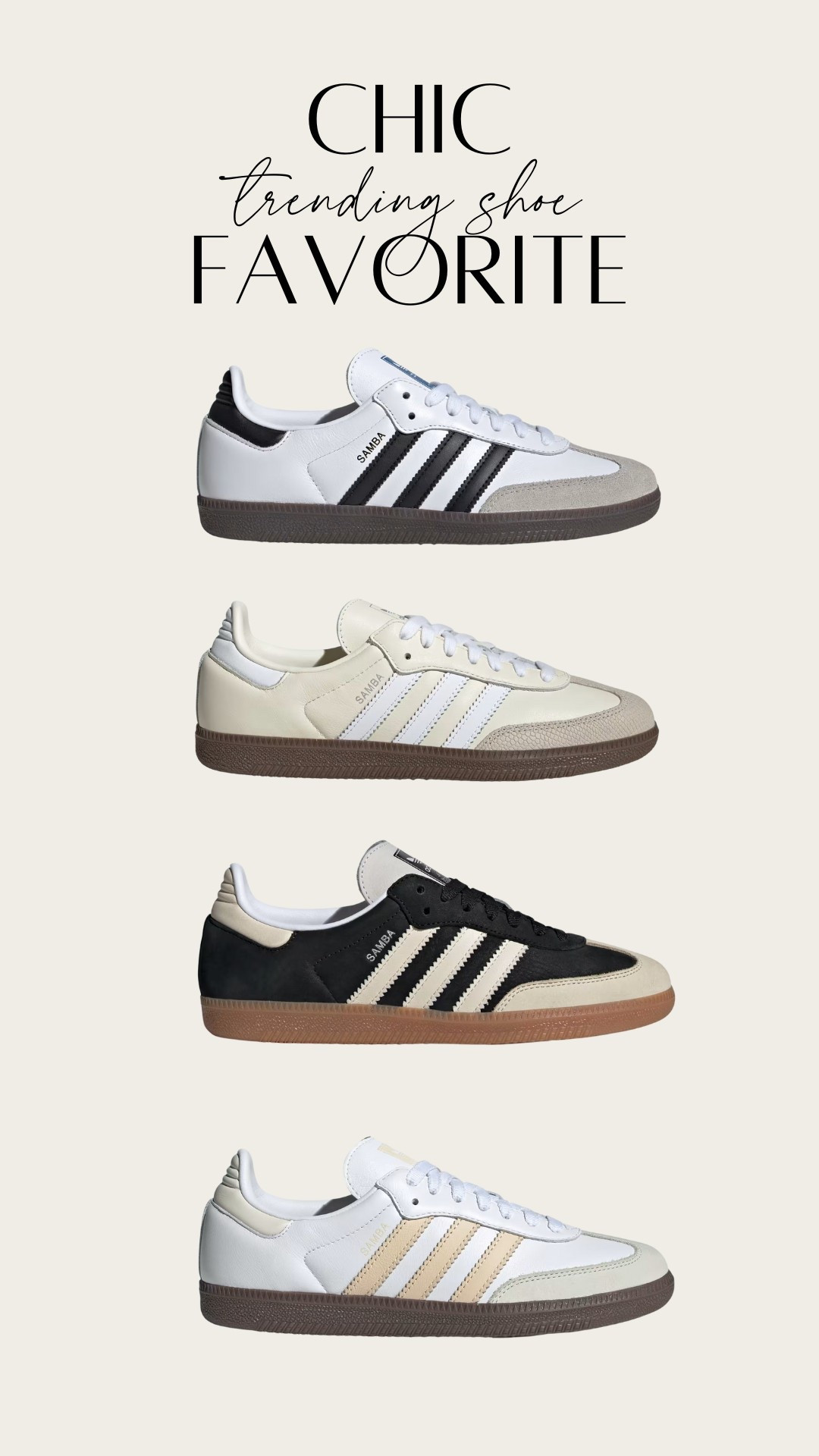 RUN!! Adidas Samba color ways now in stock! I size down .5 in samba styles. Most recommended shoe for Europe travel or any vacation with a lot of walking!! 

#LTKShoeCrush #LTKFindsUnder100 #LTKStyleTip