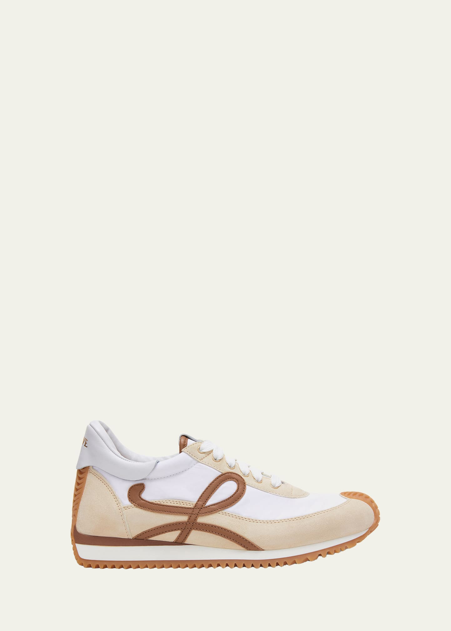 Loewe Flow 2.0 Runner Suede and Leather Sneakers | Bergdorf Goodman