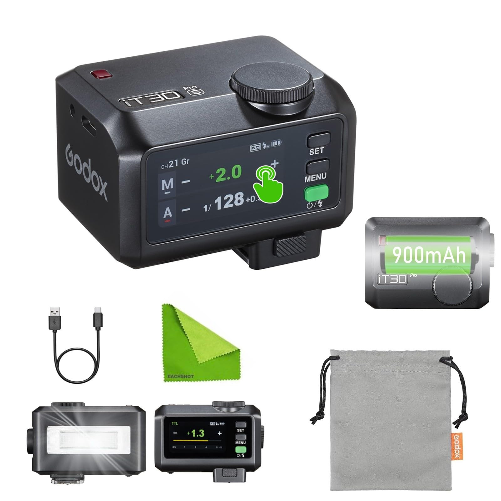 Godox iT30 Pro S Mini Camera Flash for Sony Camera,TTL Mode Auto Exposure,HSS 1/8000s, 2.4G Wirel... | Amazon (US)