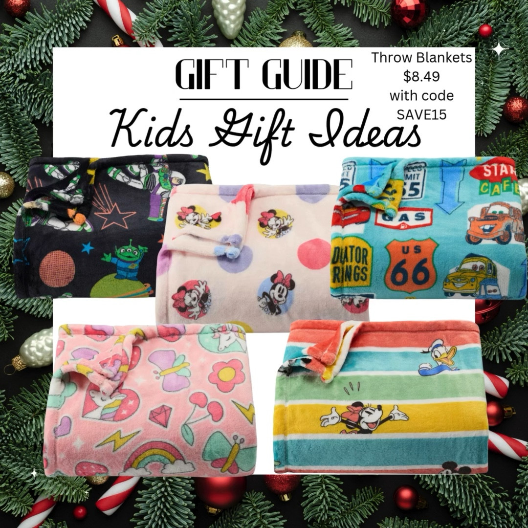 Kids gift ideas gift guide Black Friday affordable gifts throw blanket Disney 

Ordering a few of these to give as Christmas gifts! 🎄

#LTKCyberWeek #LTKGiftGuide #LTKKids