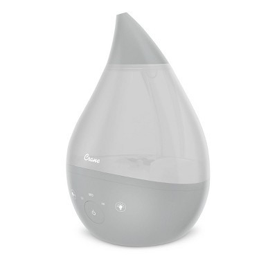 Crane Drop 4-in-1 Ultrasonic Cool Mist Humidifier with Sound Machine - Gray - 1gal | Target