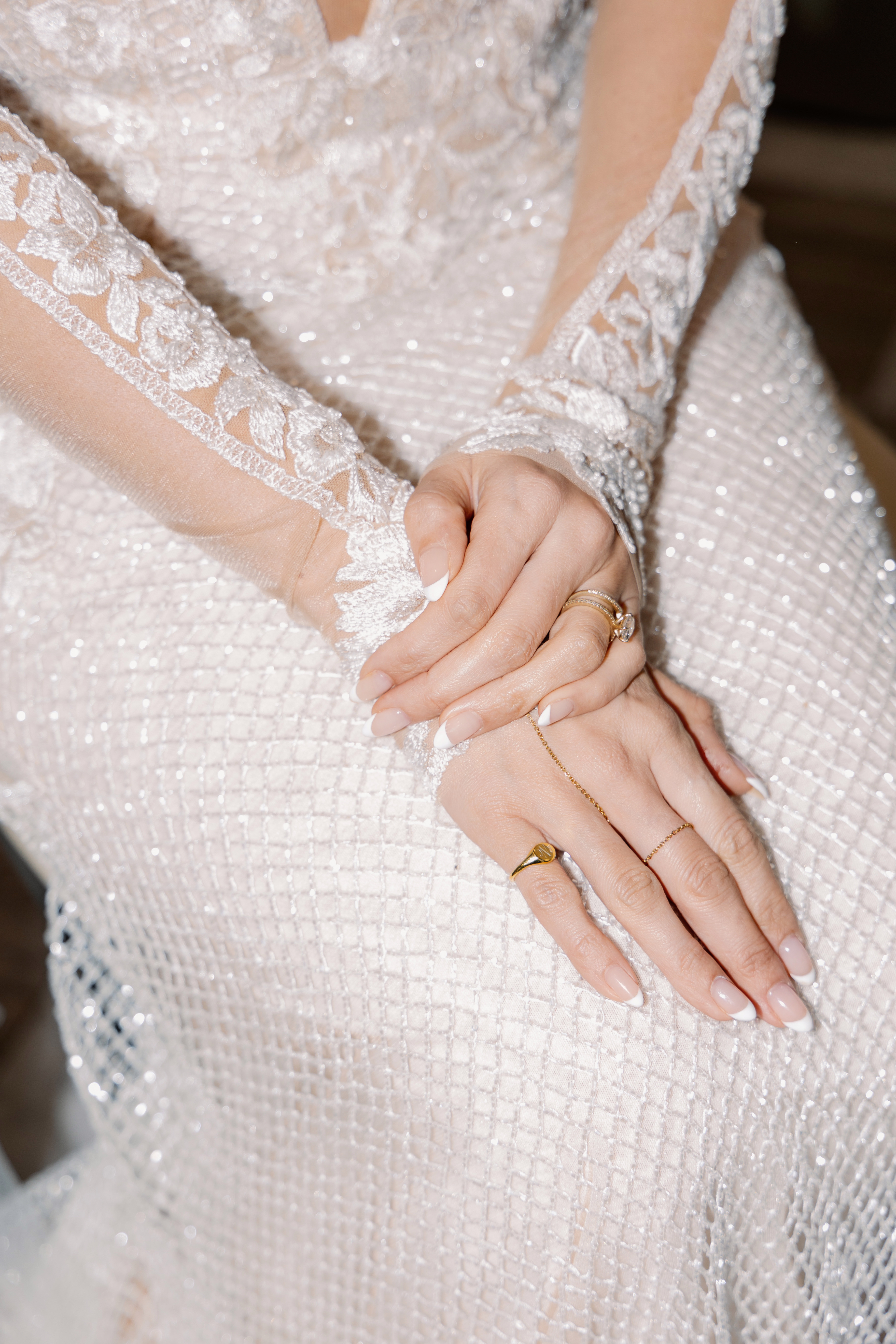Wearing my own brand on my wedding day is forever a flex. I loved pairing the Esther Hand Chain with my bridal details, it added the perfect pop to our photos. 

 

#LTKWedding