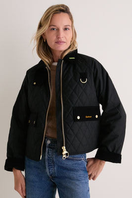 Black Icons Quilted Spey Wax Jacket | Tuckernuck (US)