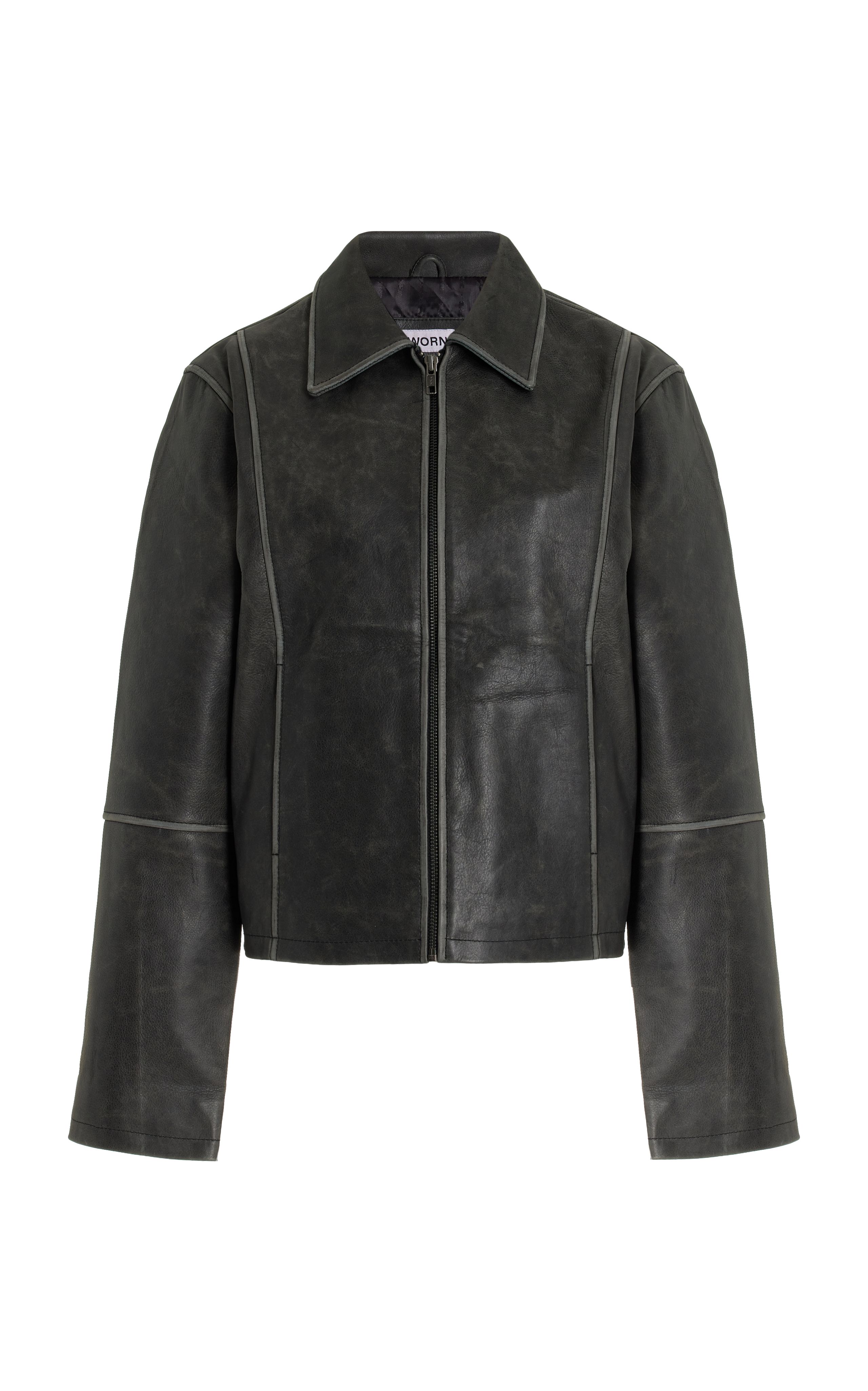 Willow Distressed Leather Jacket | Moda Operandi (Global)