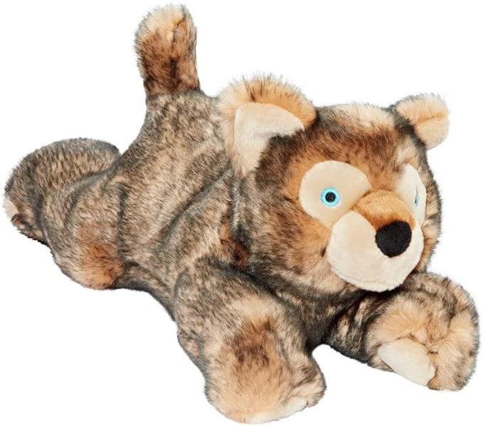 Fluff & Tuff Lobo Wolf Pup Plush Dog Toy,All Breed Sizes | Amazon (US)