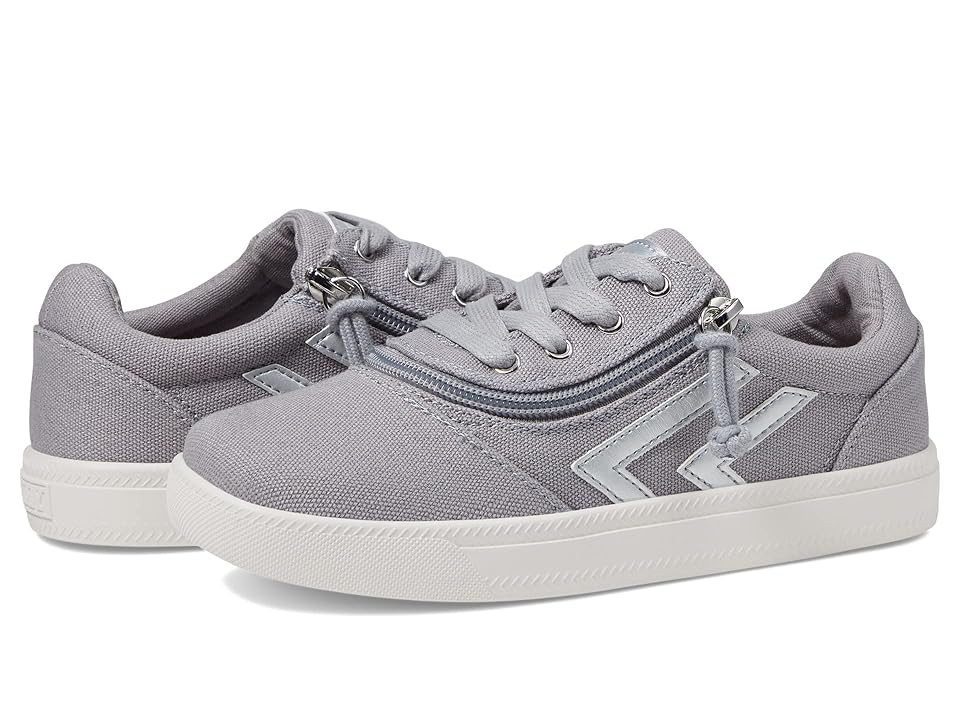 BILLY Footwear Kids CS Sneaker Low (Little Kid/Big Kid) Kid's Shoes Grey Silver : 13 Little Kid M, Canvas | Zappos