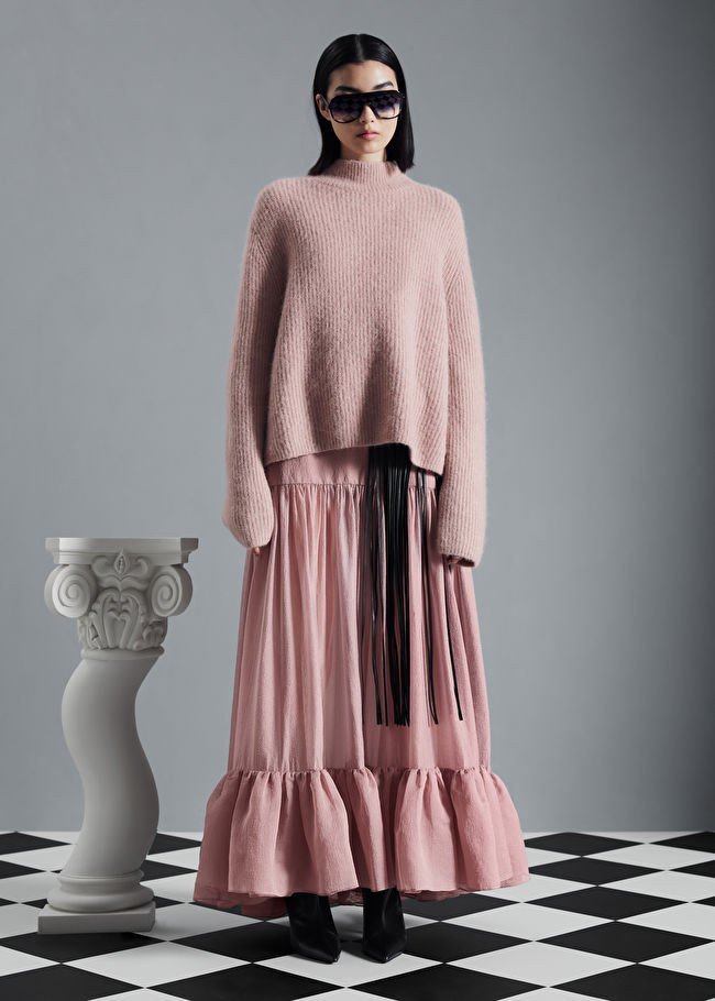 Sheer Tiered Maxi Skirt | & Other Stories US