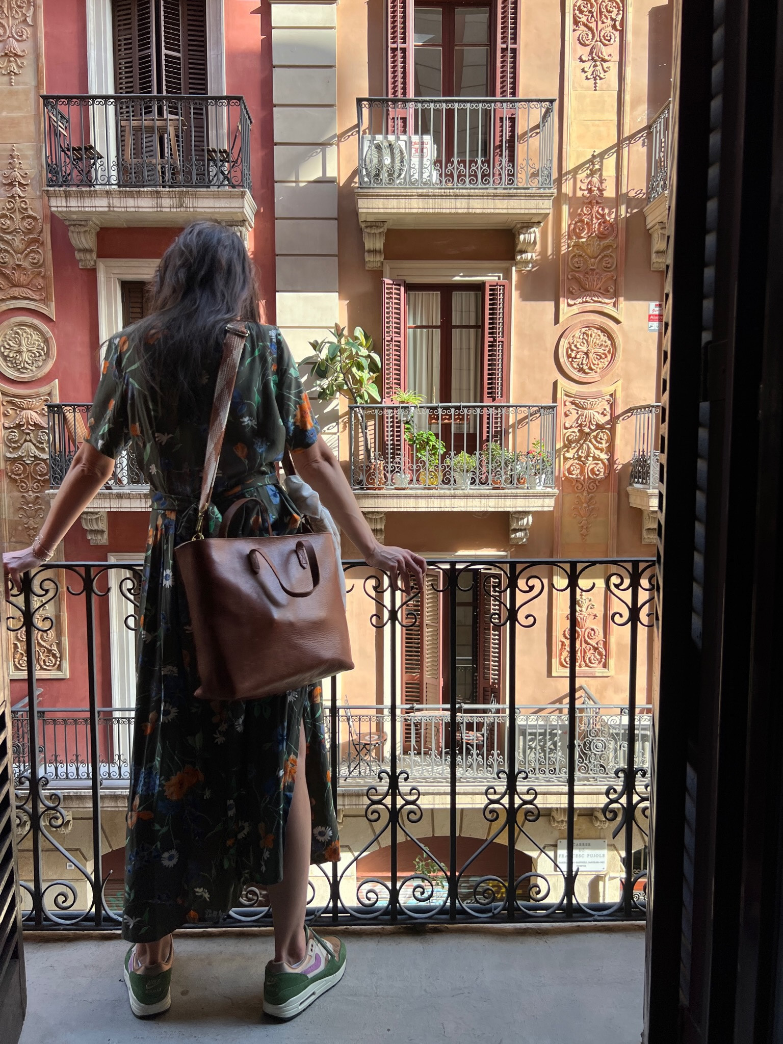 The actual dream looking out at cafes and tavernas in Barcelona Spain 

#LTKeurope #LTKtravel #LTKSeasonal