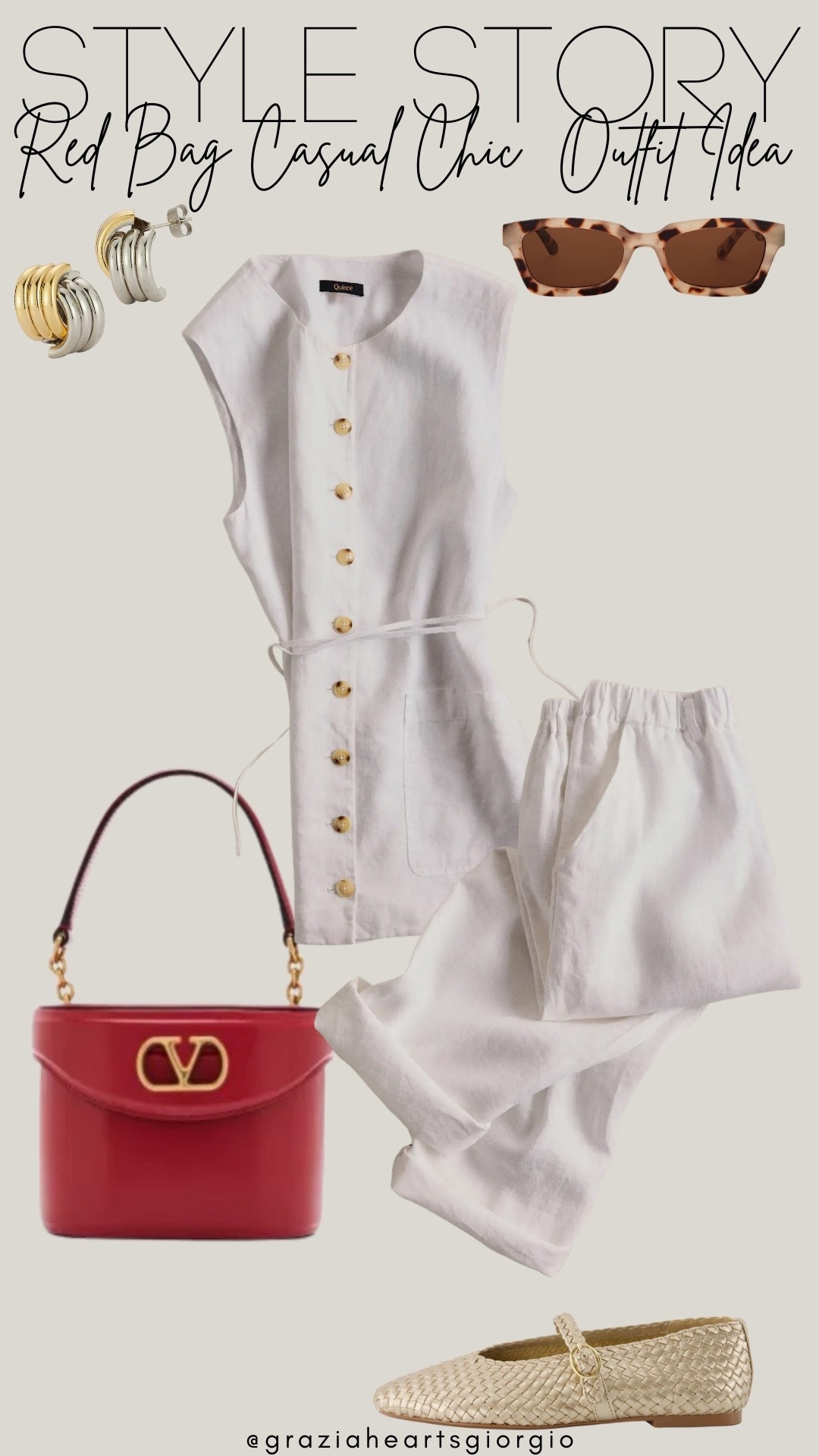 Styling a Red Bag Outfit Idea! 
.
.
#styleinspo