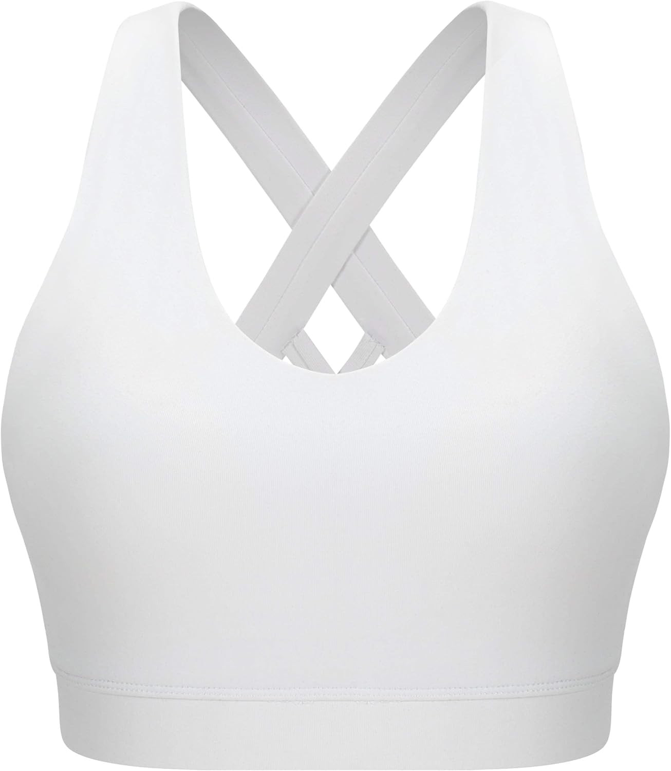 RUNNING GIRL Sports Bra for Women, Criss-Cross Back Padded Strappy Sports Bras Medium Support Yog... | Amazon (US)