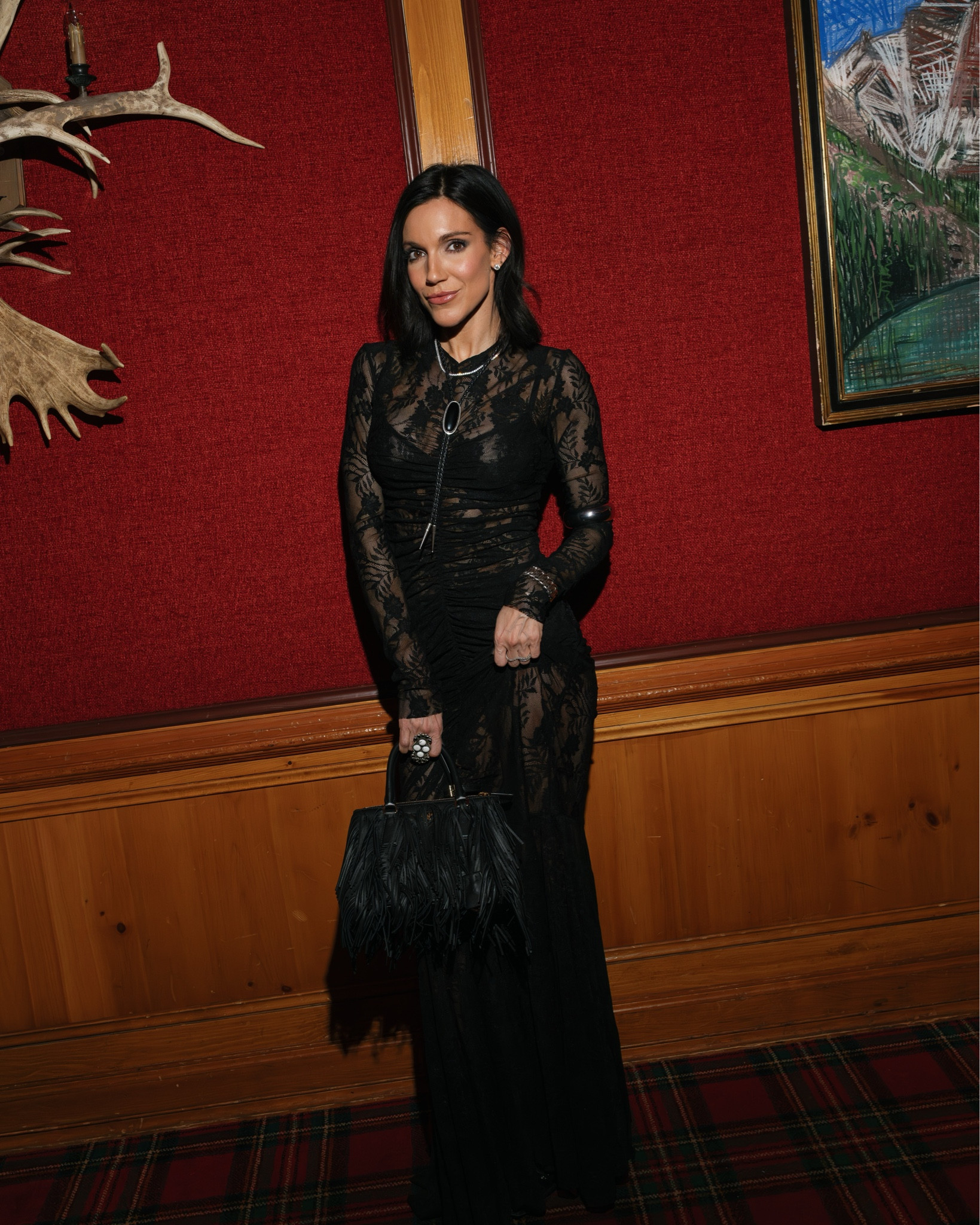 The perfect date night dress! 

I wore this beautiful black long-sleeved lace dress to dinner in Aspen! I pared it with black cowboy boots, and western jewelry to give it that Aspen
Chic feel! 

This bolo necklace is vintage, but I linked similar for y’all 🖤. 

#LTKSeasonal #LTKTravel #LTKootd