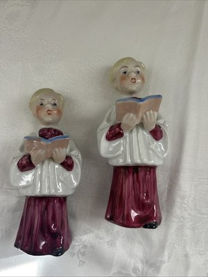 Vintage Choir Boy Figurines (2) Porcelain 5” Tall | eBay | eBay US