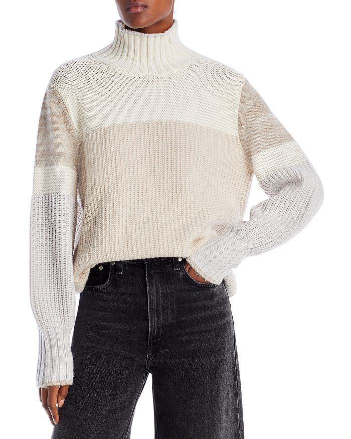 Marika Colorblock Turtleneck Sweater | Bloomingdale's (US)