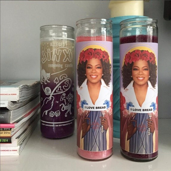 I LOVE BREAD prayer candle | Etsy (US)