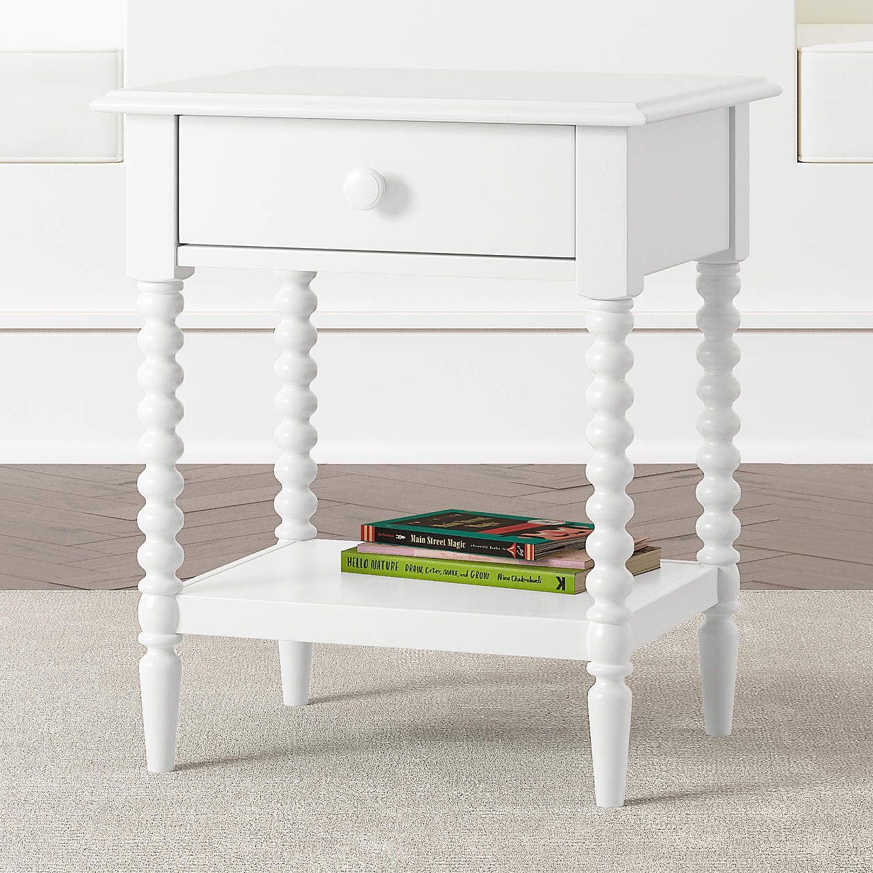 Jenny Lind Maple Kids Nightstand | Crate & Kids | Crate & Barrel