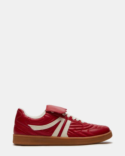 MADRID Red Low-Top Sneaker | Women's Sneakers | Steve Madden (US)