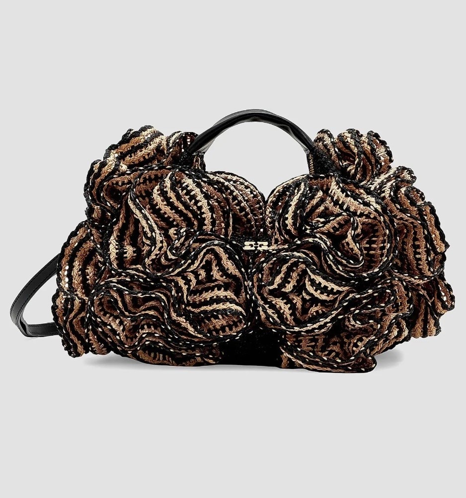 Ganni

Froufrou Mini Hobo Bag

This Froufrou mini hobo bag from Ganni features textured froufrou detailing with oversized ruffles that create a floral-inspired silhouette, accented by a polished logo-engraved clasp

#LTKootd #LTKTravel #LTKWorkwear