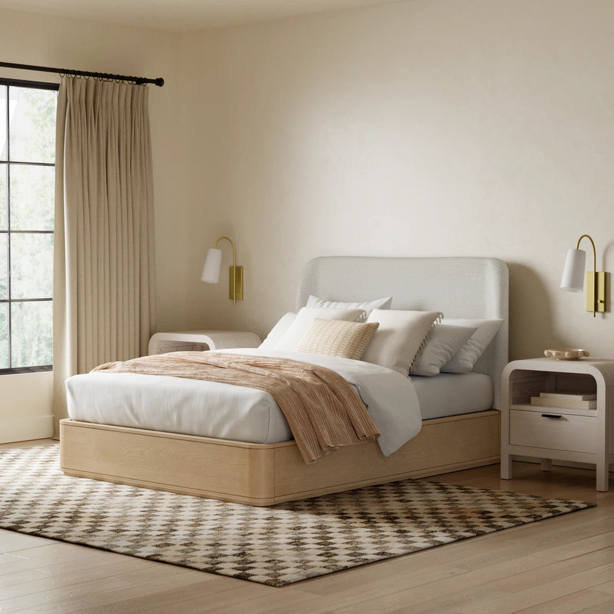 Lucie Platform Bed | Wayfair North America