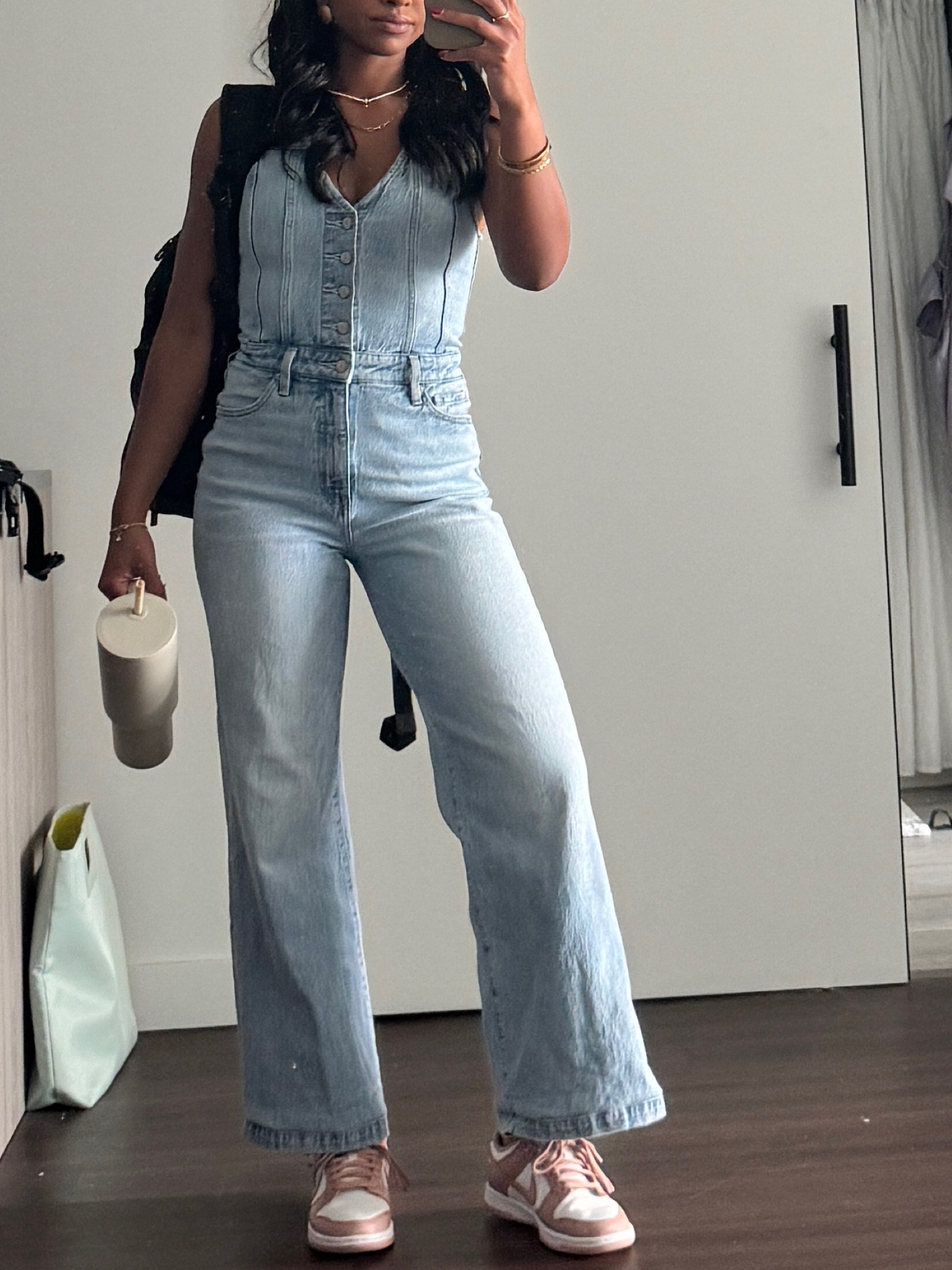Denim jumpsuit 