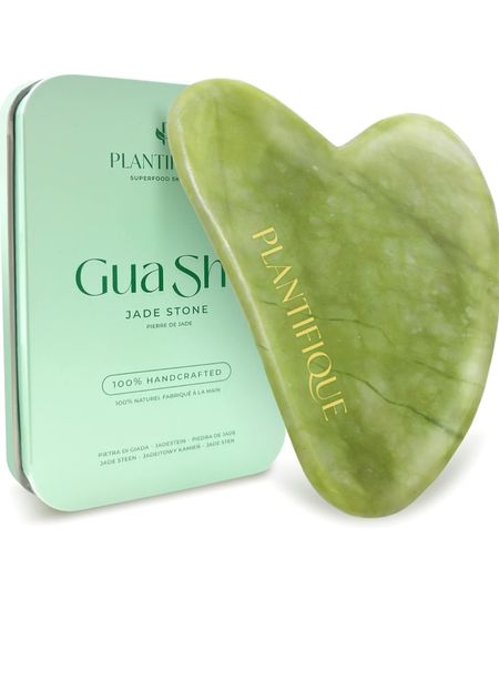 Been wanting to try Gua sha and I’m excited. 8 Reasons to Gua Sha
1. Improve Circulation
2. Improve Lymph Drainage
3. Improve Skin Vitality and Maintain Beauty
4. Increase Absorption Skincare Products
5. Increase collagen and elastin production
6.Oxygenate the skin
7.Reduce Puffiness
8.Relax Facial Tension


Skincare 
#skincare 

#LTKbeauty #LTKfindsunder50 #LTKfitness