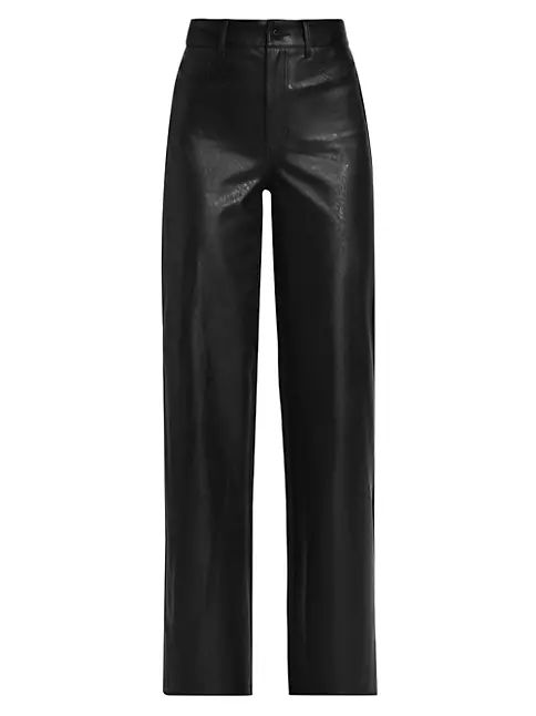 Sasha Faux Leather Wide-Leg Pants | Saks Fifth Avenue