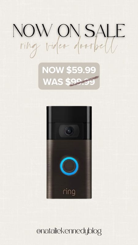 Ring Video Doorbell- now 40% off!