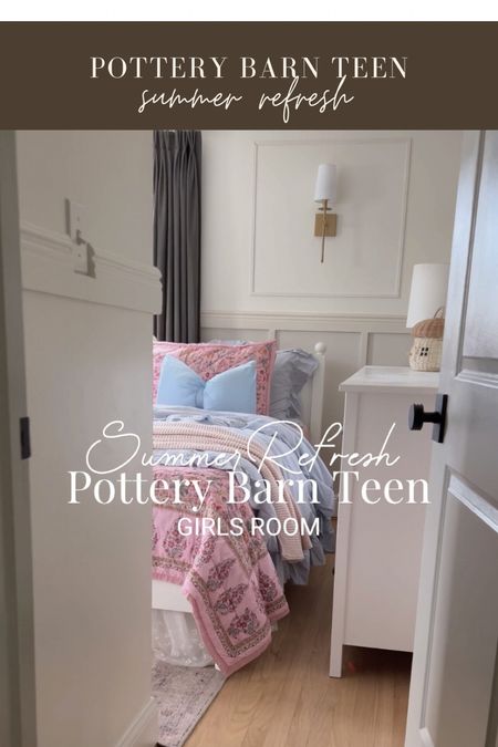 Pottery Barn Teen kids room 
Summer bedroom refresh

Paisley florals
Bright bedroom


#LTKKids #LTKSaleAlert #LTKSeasonal