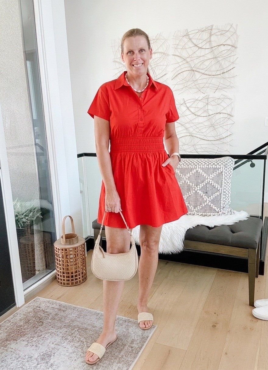 Perfect red dress for summer

It’s lightweight, linen, so flattering on
Wearing a M

Amazon red dress, Amazon dress, red mini dress, summer dress, vacation outfit, beach dinner outfit, resort wear, vacation style, casual summer outfit, white flip flops, woven clutch, coastal chic, everyday dress, affordable fashion, Amazon

#LTKsummer #LTKdresses #LTKover50style