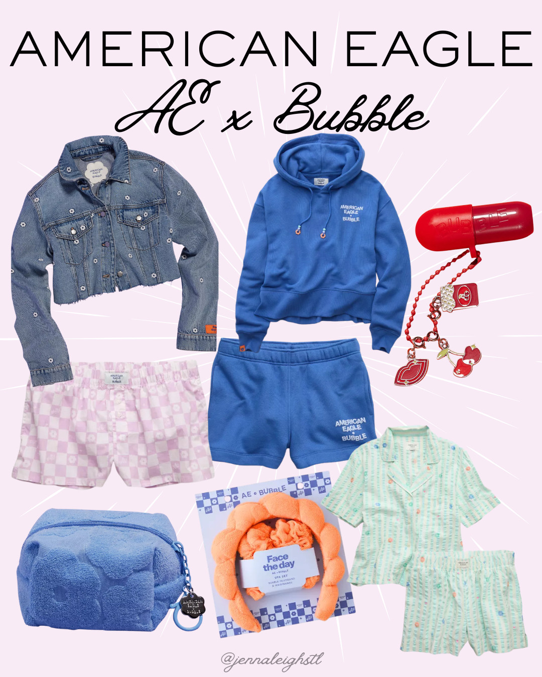 The AE x Bubble collection at American Eagle is so fun. From cute clothing pieces to colorful beauty finds, this collab is full of trendy summer picks. 

 #LTKgrwm #LTKselfcare #LTKBeauty