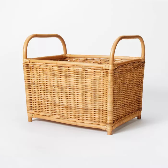 Rectangular Wicker Magazine Holder - Threshold™ designed with Studio McGee | Target