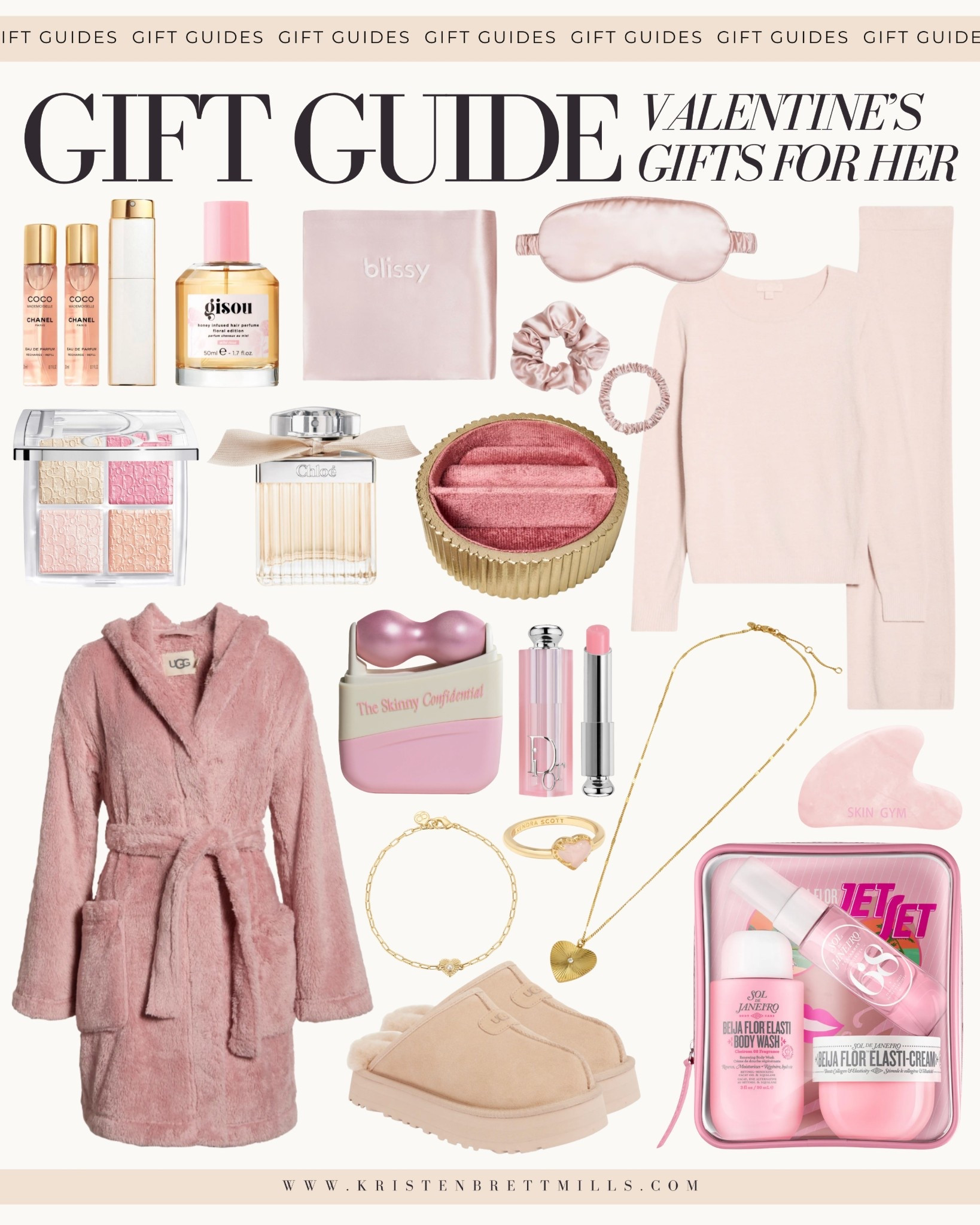 Valentines gifts for her

Valentine’s jewelry gifts
Romantic candle gift set
Silk pajama sets
Luxury skincare treats
Personalized keepsake gifts
Heart themed home decor
Cozy throw blankets
Perfume sampler sets
Spa night gift ideas

#LTKHoliday #LTKSaleAlert #LTKGiftGuide