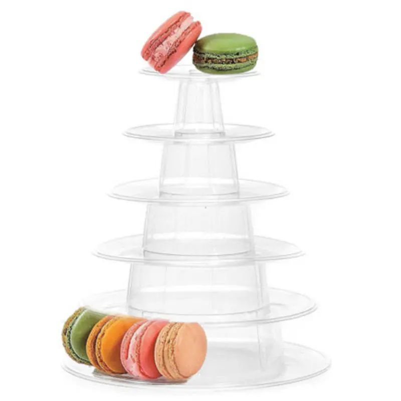 Clear 6 Tier Macaron Tower Display Stand - Perfect For Weddings, Birthdays, And Christmas Parties... | Temu Affiliate Program