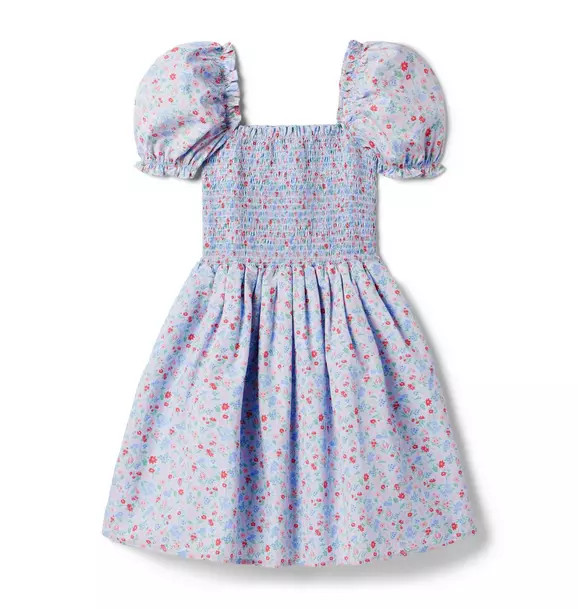 The Grace Smocked Puff Sleeve Dress | Janie and Jack